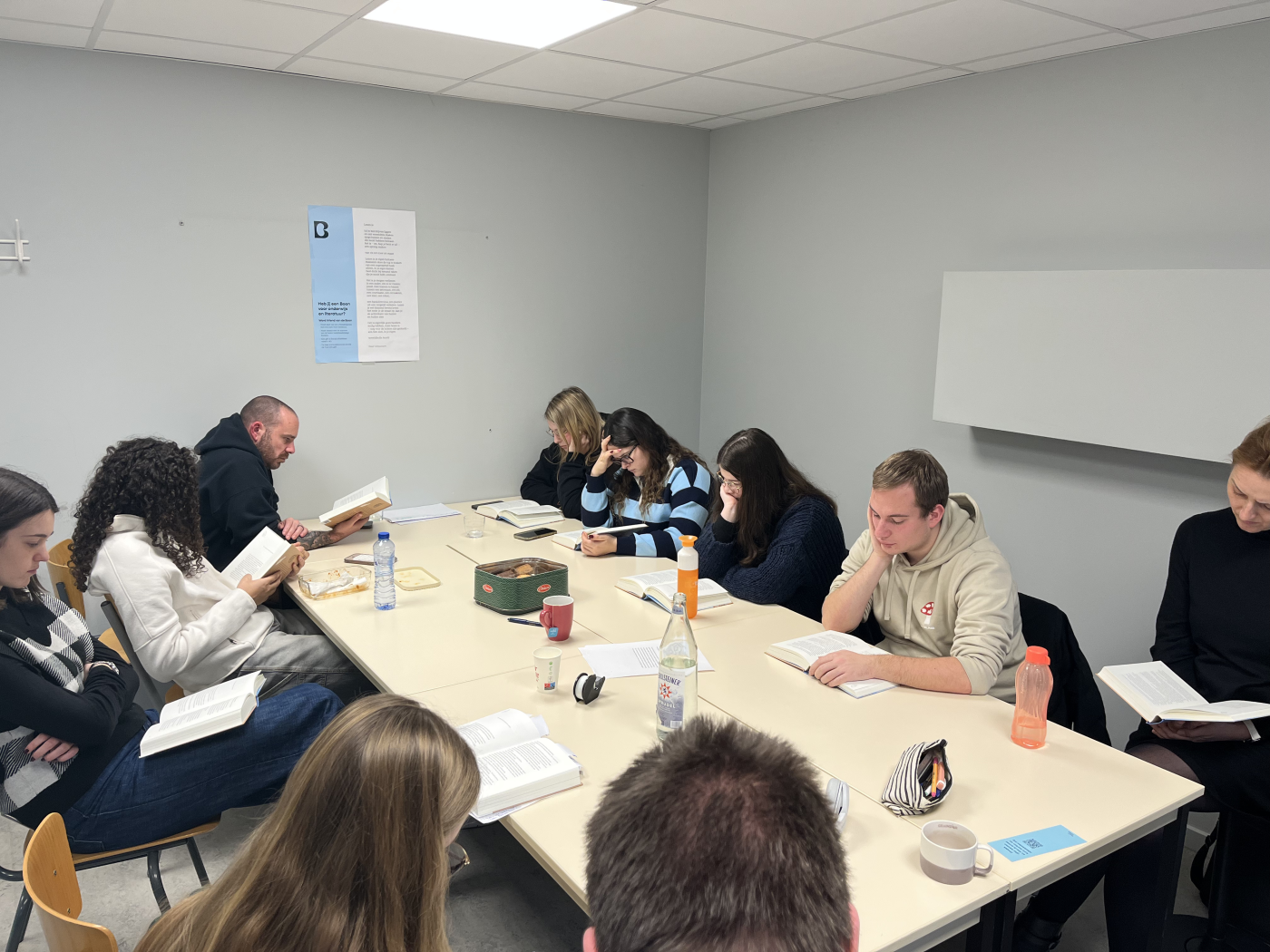 Studenten Educatieve Bachelor Secundair Onderwijs  Odisee Campus Dilbeek.